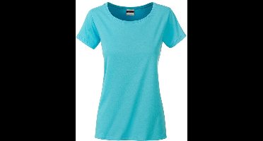 James and Nicholson Dames/dames Basic Organic Katoenen T-Shirt (Pacific)