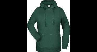 James And Nicholson Vrouwen/dames Basic Hoodie (Donkergroen)