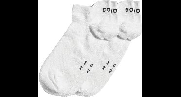 Bjorn Borg Performance Sokken 2-Pack Wit - Maat 39-42 - Heren - Enkelsokken
