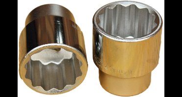 3/4 Dopsleutel, 38mm, 12-kant, Cr-V - Industriële Kwaliteit