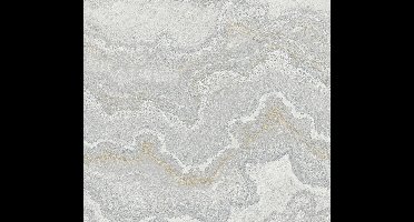 MARMERLOOK BEHANG | Natuursteen - Zilver Grijs Goud - LivingWalls Stories of Life