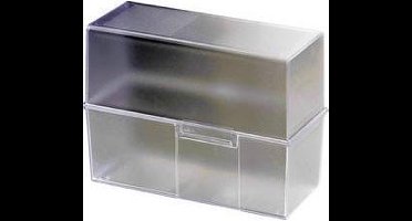 HAN 975-63 Kaartenbox Doorschijnend, Helder Aantal kaarten (max.): 500 kaarten DIN A5 liggend