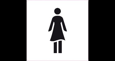 Ivana Pictogram Toilet Vrouw