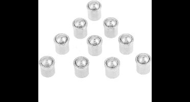 KARZO - Veer Piston Afstelling Bal Veer Plunjer Zonder RVS Schroefkop 7 Mm * 6 Mm - 10stuks