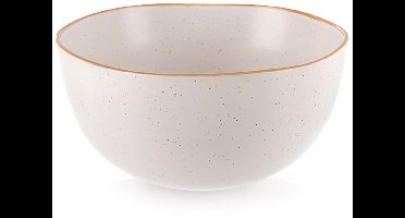 Schaal Keramiek Beige 18 cm, 1,2 l - Fruitschaal - Serveerschaal - Schaaltje