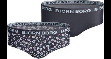Bjorn Borg Sportonderbroek casual - 2p HIPSTER BB ANIMAL - blauw - vrouwen - 122