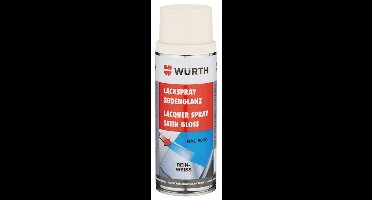 Wurth - Lakspray nitroalkydkwaliteit, zijdeglans - lakspray, zijdemat inhoud 400 ml