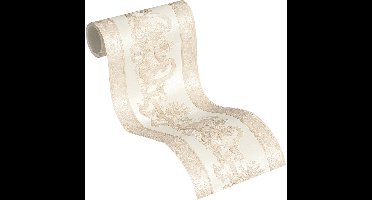TRADITIONELE ORNAMENTEN BEHANGRAND | beige goud - A.S. Création Only Borders 11