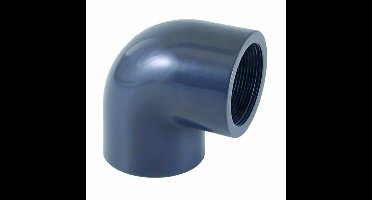 PVC-U Winkel 90° 1 Zoll Binnendraad PN10