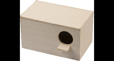 Nestkast agapornide liggend 25x15x15CM