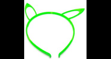 Diadeem met punt oren groen - kinderfeestje - verjaardag