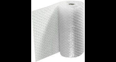 Starx Noppenfolie - 50 cm x 25 m - Transparant Bubbeltjesplastic voor Inpakken en Bescherming bij Verhuizen en Opslag - Kunststof Polyetheen - 1 Rol van 720 Gram