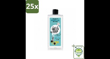 25 x Marcel's Green Soap - Douchegel - Mimosa & Zwarte Bes - Verzorgend & zacht - 300 ml - Grootverpakking - Vaatwasstrips - Douchegel - Natuurlijke Douchegel - Ecologische Douchegel - Vegan Douchegel - Mimosa Douchegel