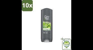10 x Dove Men+Care Douchegel - Extra Fresh - 250 ml - Grootverpakking - Vaatwasstrips - Douchegel Voor Mannen - Frisse Geur - Huidverzorging - Uitdroging Voorkomen - MICROMOISTURE™ Technologie