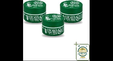 3 x Red One - Haarwax - Olive Aqua - Maximale Controle - Voor Krachtige Hold & Glans - 150 ml - Wasstrips - Haarwax - Styling Wax - Haartype - Haartypen - Haartypen