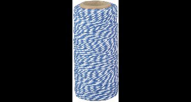 Esschert Design touw blauw en wit ca. 55 meter katoen
