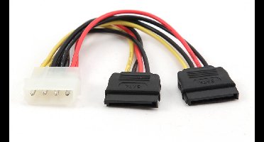Gembird - Gembird 2x SATA 0.15m voedingskabel