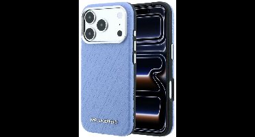 Karl Lagerfeld - HC MagSafe Grained Leather Metal Logo (KLHMP18LPSKLFOFB) - iPhone 18 Pro Max / iPhone 17 Pro Max - Blue