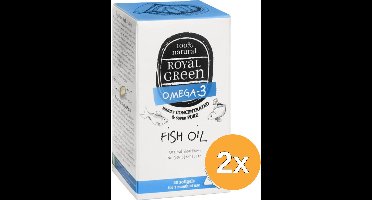 2x Royal Green Omega 3 Visolie (30 Softgels)