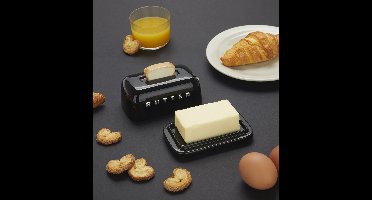 Balvi Botervloot Retro Zwart 125gr