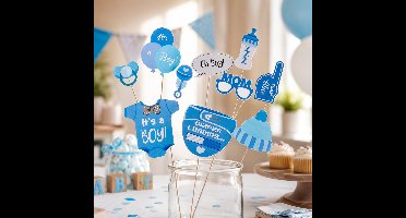 Party Casa Photo Booth Props voor Babyshower - Photo Booth Accessoires met 10 Foto Props - Fotobooth Accessoires voor Fotocabine