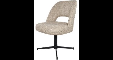 Eetkamerstoel Maxima Field Hazel 170 - Hazelnoot bruin - draaibaar 360 - eetkamerstoelen set van 2