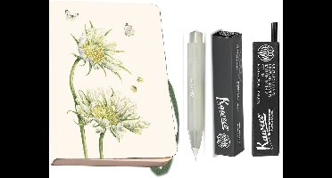 Kaweco - Bekking & Blitz - Schrijfwarenset - NOTEBOOK KLEIN 9,5X15 harde kaft groen -Vulpotlood 0,7 - doosje potloodvullingen