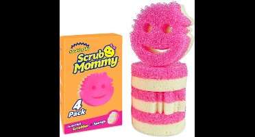 Scrub Daddy | Scrub Mommy sponzen roze (4 stuks)