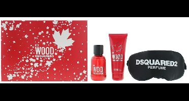 Red Wood Gift Set Eau De Toilette (edt) 50 Ml, Shower Gel 100 Ml + Maska Na Spaní