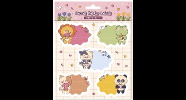 Grupo Erik - Kawaii Premium SelfAdhesive Labels Zelfklevende etiketten - Multicolours