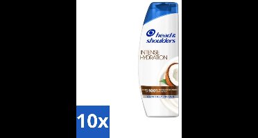 10 x Head & Shoulders - Anti-Roos Shampoo - Intense Hydration - Met Kokosolie - 285 ml - Voordeelverpakking - 10 stuks