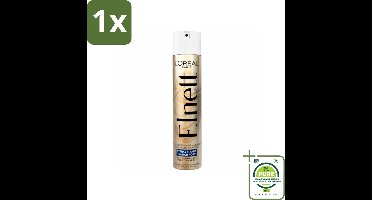 1 x L'Oréal Elnett Satin Haarlak Sterke Fixatie 300 ml - Haarspray - Haarspray Fixatie - Satijnzacht Haar - Sterke Fixatie - Haarspray Voor Professionals