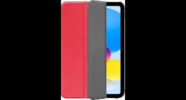 Just in Case tablet Hoes geschikt voor iPad 11 (2025) 11 inch / 10e generatie (2022) 10.9 inch - TriFold Bookcase - Rood