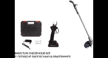 Snoeischaar en Grastrimmer - houdt uw tuin netjes - Snoeischaar op Accu – Snoerloze Takkenschaar