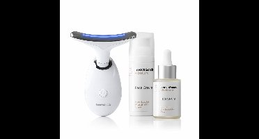 Pack gezichtsmassager, kombucha gezichtserum Vibeboost 30 ml en kombucha gezichtscrème Vibecare 50 ml InnovaGoods