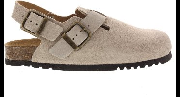 Heren Slippers & Muilen Scholl Scholl Olivier Backstrap Dark Beige - Maat 41