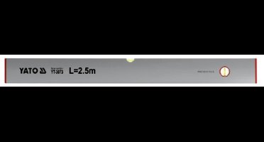 Yato Aluminium Bouwwaterpas 2 Libellen 2,5m