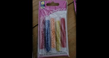 5x Glaspareltjes assortiment fel Sorbo