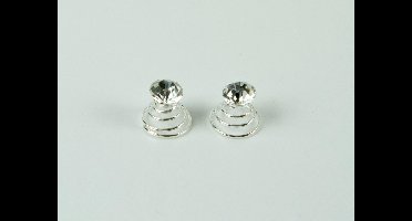 Curlies glas steen strass groot