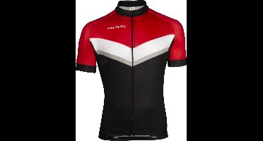 Vermarc Sports Fietsshirt Vermarc Puntino Spl Trui Km Lr Zwart/Rood - Maat: 3XL, Kleur: Rood