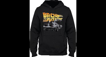 Back To The Future - Zwarte herensweater - L