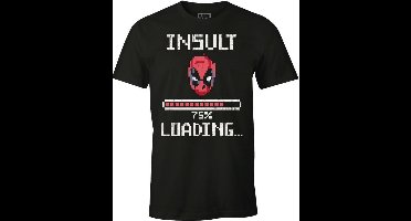 Marvel - Deadpool Insult Loading Black T-Shirt S