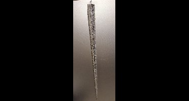6 stuks House of seasons hanging icicle silver L90cm