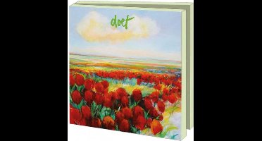 Kaartenmap - Tulpenvelden door Doet Boersma