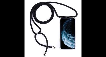 Anti Shock silicone Geschikt voor Samsung Galaxy S10 Plus/TPU back cover/Transparant hoesje met koord