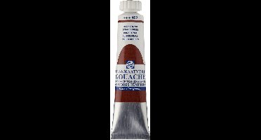Plakkaatverf - 402 Donkerbruin - Gouache extra fine - Talens - 20 ml