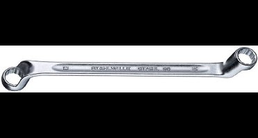 STAHLWILLE | Dubbele ringsleutel 20 | 13 x 17 mm 245 mm diep gebogen