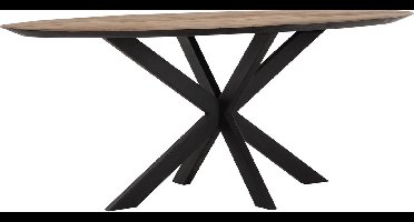 DTP Home Eettafel Timeless ovaal teakhout – 200x200x78 cm