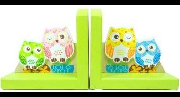 Simply for Kids - Boekensteun vogels - Roze