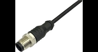 BKL Electronic 2702021 Sensor/actuator aansluitkabel M12 Aantal polen (sensoren): 4 Stekker, recht 2 m 1 stuk(s)